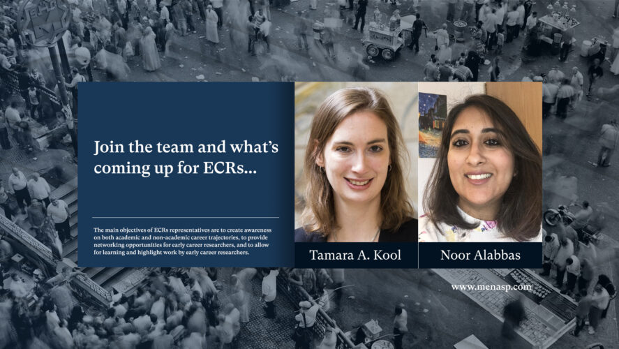 Join the team and what’s coming up for ECRs…