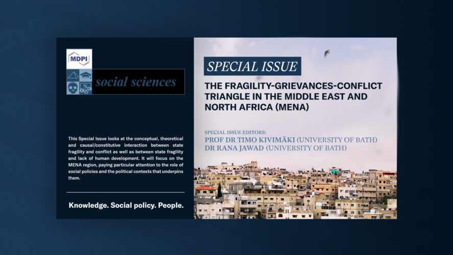 Special Issue: The Fragility-Grievances-Conflict Triangle in the Middle East and North Africa (MENA)